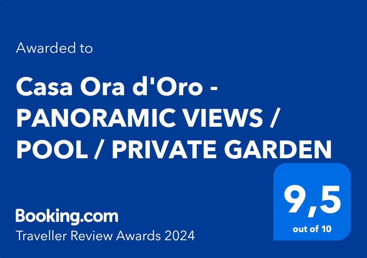 Вілла Casa Ora D'Oro - Panoramic Views / Pool / Private Garden Трекуанда Екстер'єр фото